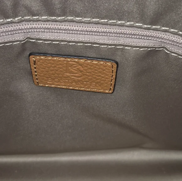 Bostanten Otilia Brown Leather Shoulder Bag for Women - Picture 9 of 11